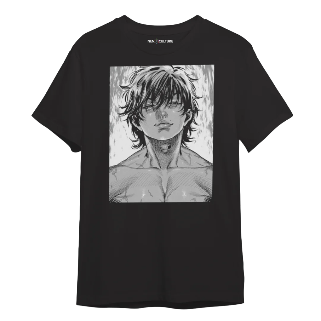 BAKI HANMA BLACK TEE