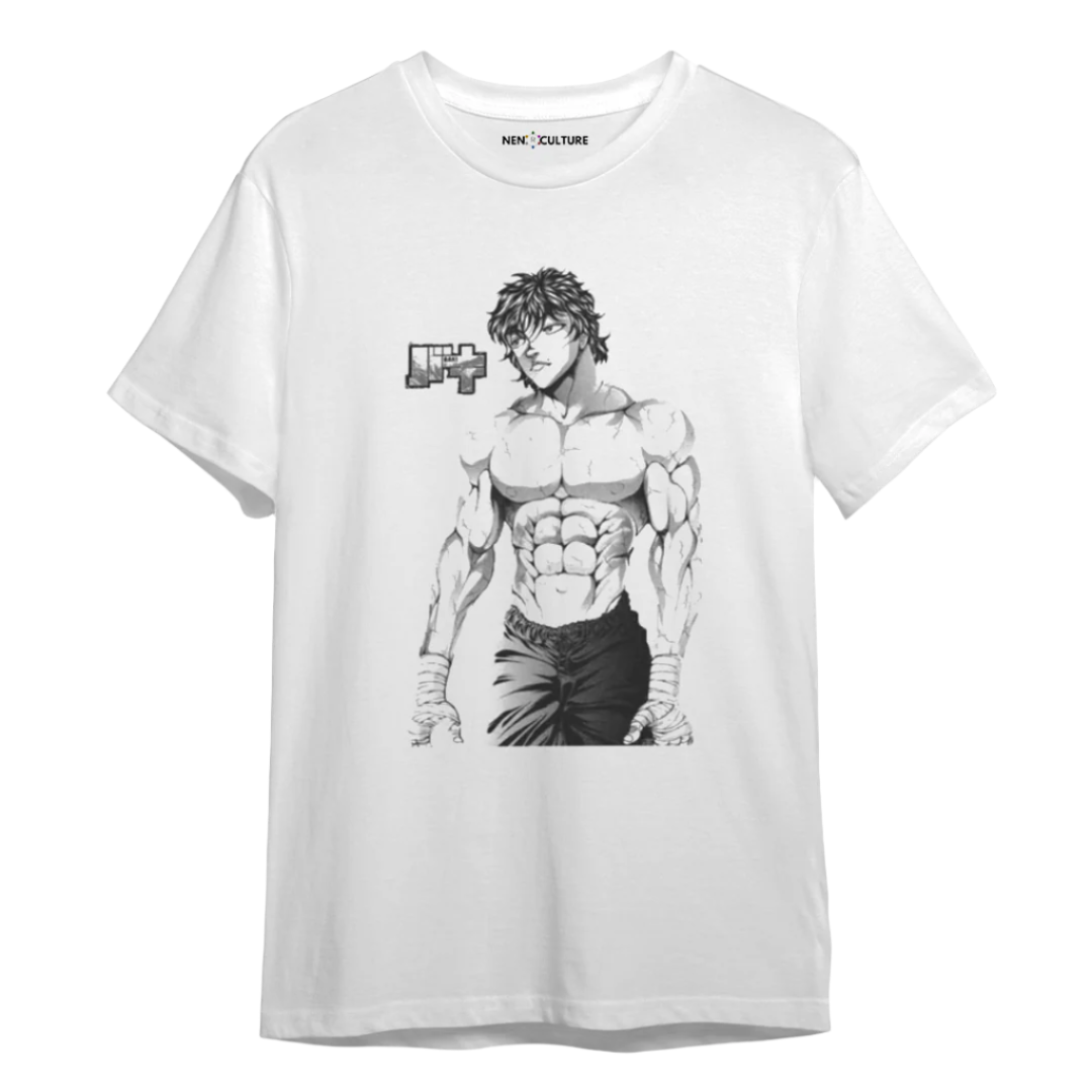 BAKI HANMA WHITE TEE